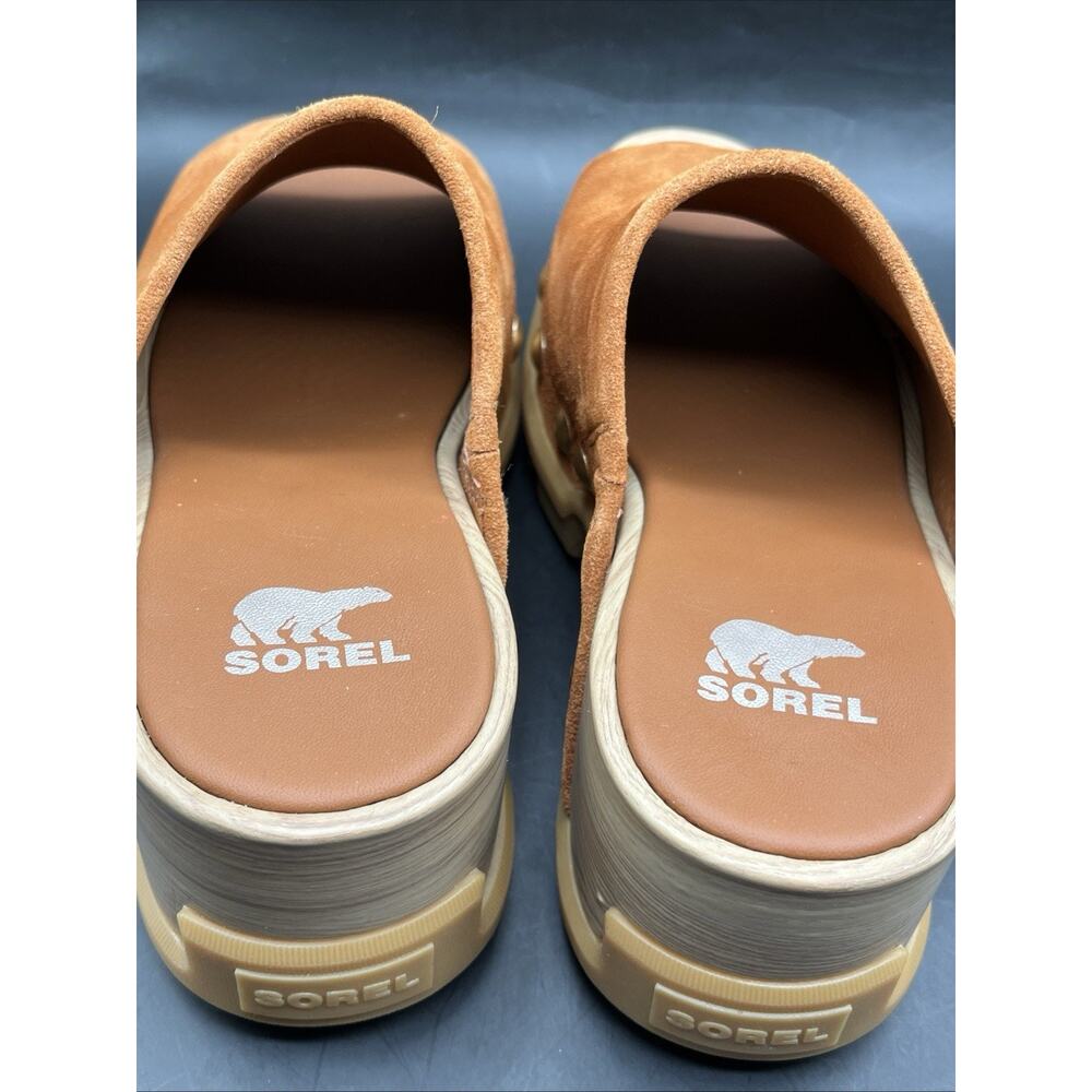 SOREL Roam'n™ Slide Women's Platform Sandals Brown US Sz 7 MSRP$175 - Picture 9 of 13
